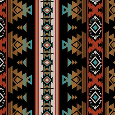 Spirit Trail 52823 - Black and Bronze 100% Cotton Designer