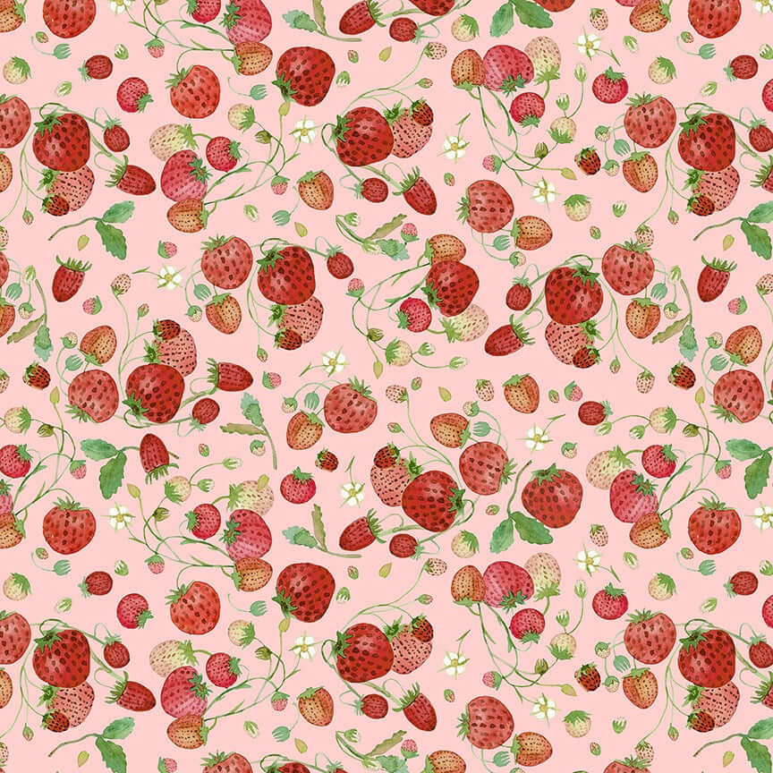 Wild berries 54772D6 - Pink 100% Cotton Designer