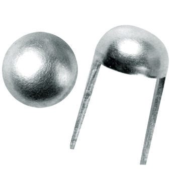 Metal Stud for belt, pipe, etc. / Silver (100pcs)                