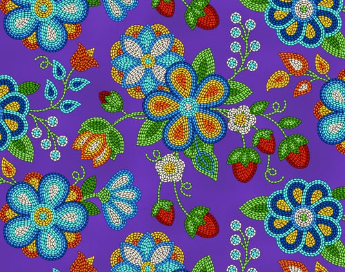 Tucson Canvas C594 - Purple 100% Cotton Designer