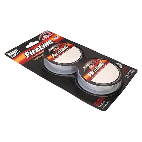 Fireline® fil tressé pré-ciré micro fusionné 4lb et 6lb - 15 verges