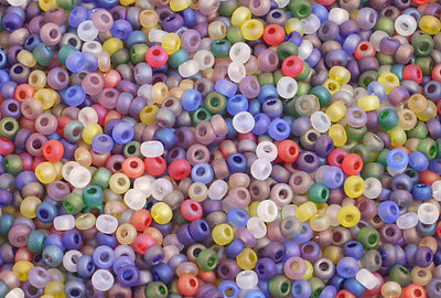 Preciosa Seedbead 10/0 - SB00094 Opaque Iris Multi Matt