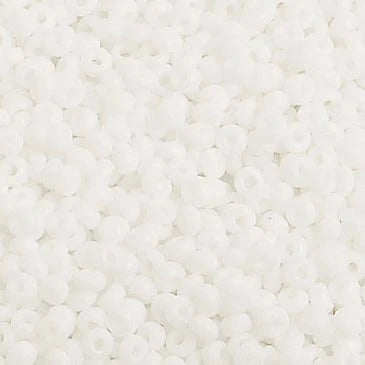 Preciosa Seedbead 10/0 - SB01002 Opaque White