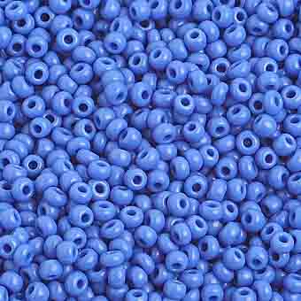 Preciosa Seedbead 10/0 - SB01006 Opaque Medium Blue