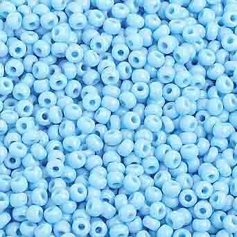 Preciosa Seedbead 10/0 - SB01010 Opaque Light Blue