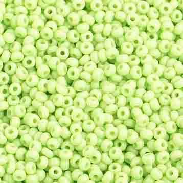 Preciosa Seedbead 10/0 - SB01012 Opaque Pale Green