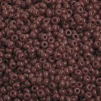 Preciosa Seedbead 10/0 - SB01030 Opaque Dark Red