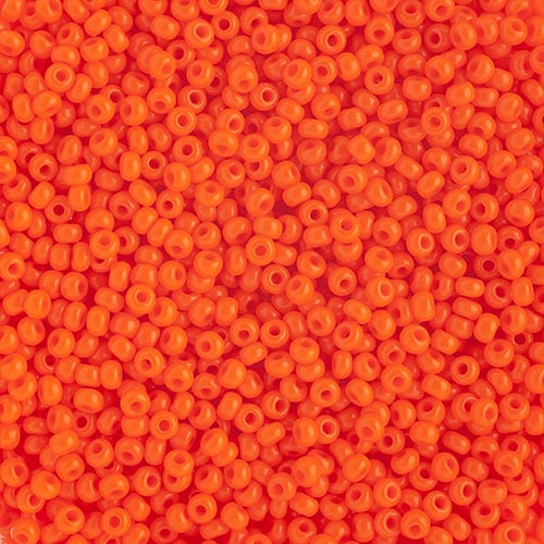 Preciosa Seedbead 10/0 - SB01040 Opaque Orange