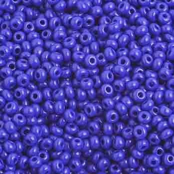 Preciosa Seedbead 10/0 - SB01044 Opaque Royal Blue