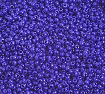 Preciosa Seedbead 10/0 - SB01048 Opaque Dark Royal Blue