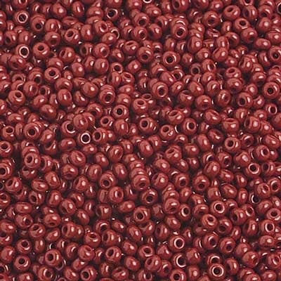 Preciosa Seedbead 10/0 - SB01056 Opaque Medium Brown