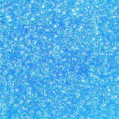 Preciosa Seedbead 10/0 - SB01184 Transparent Light Aqua