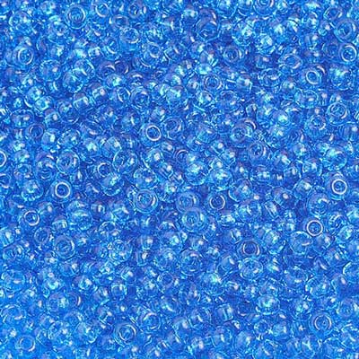 Preciosa Seedbead 10/0 - SB01186 Transparent Medium Aqua