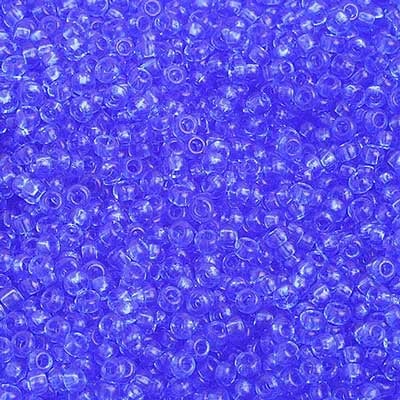 Preciosa Seedbead 10/0 - SB01190 Transparent Medium Blue