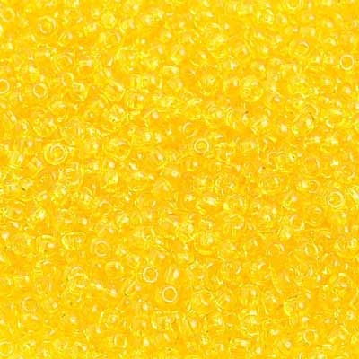 Preciosa Seedbead 10/0 - SB01194 Transparent Yellow