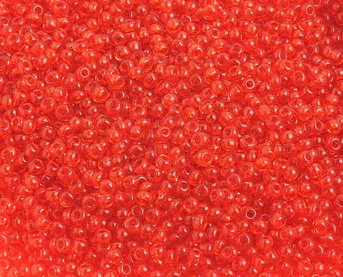 Preciosa Seedbead 10/0 - SB01198 Transparent Orange