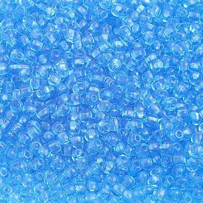 10/0 - SB01201 Bleu clair transparent · Preciosa rocaille||Preciosa Seedbead 10/0 - SB01201 Transparent Light Blue