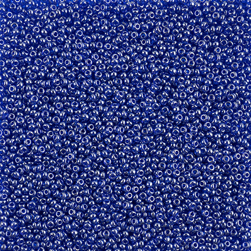 10/0 - SB01238 Bleu royal lustré transparent · Preciosa rocaille||Preciosa Seedbead 10/0 - SB01238 Transparent Royal Blue Luster