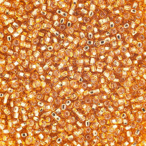 10/0 - SB01294 Or foncé coeur argenté · Preciosa rocaille||Preciosa Seedbead 10/0 - SB01294 Silverlined Gold