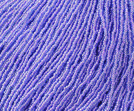 10/0 - SB01371S Bleu cœur coloré fuchsia · Preciosa rocaille||Preciosa Seedbead 10/0 - SB01371S Colorlined Fuchsia- Blue Strung
