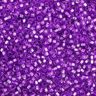 Preciosa Seedbead 10/0 - SB01402 Silverlined Dyed Mauve