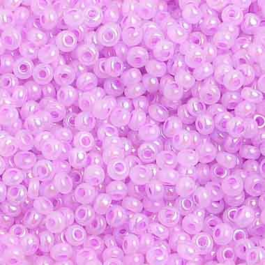 10/0 - SB01439S Teint violet iris opaque · Preciosa rocaille||Preciosa Seedbead 10/0 - SB01439S Opaque Dyed Iris Violet Strung