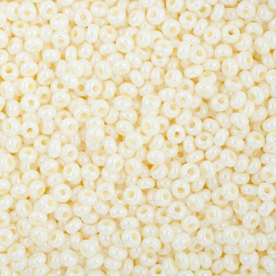 10/0 - SB01469 Blanc navajo opaque · Preciosa rocaille||Preciosa Seedbead 10/0 - SB01469 Opaque Cream