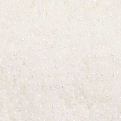 Preciosa Seedbead 10/0 - SB01480 Chalk Pearl White AB