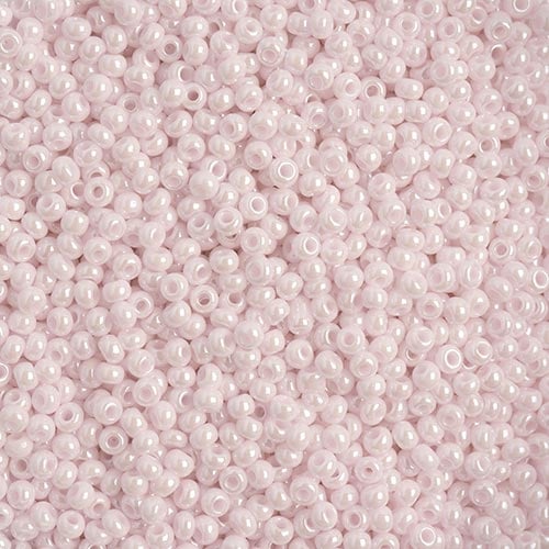 Preciosa Seedbead 10/0 - SB01524 Opaque Natural Pink Luster