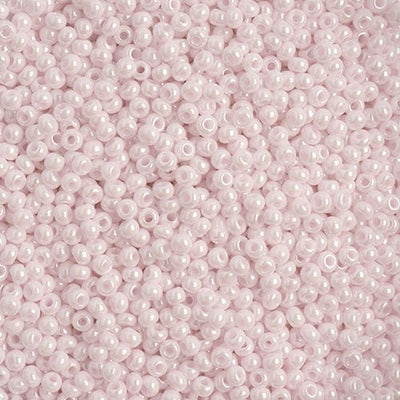 Preciosa Seedbead 10/0 - SB01524 Opaque Natural Pink Luster