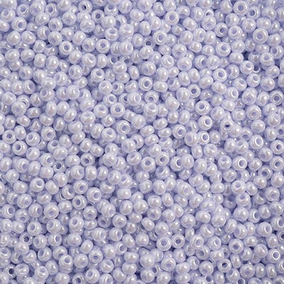 Preciosa Seedbead 10/0 - SB01525 Opaque Natural Lilac Luster