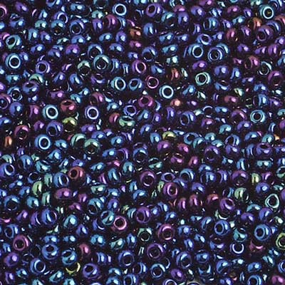 Preciosa Seedbead 10/0 - SB01554 Opaque Iris Navy