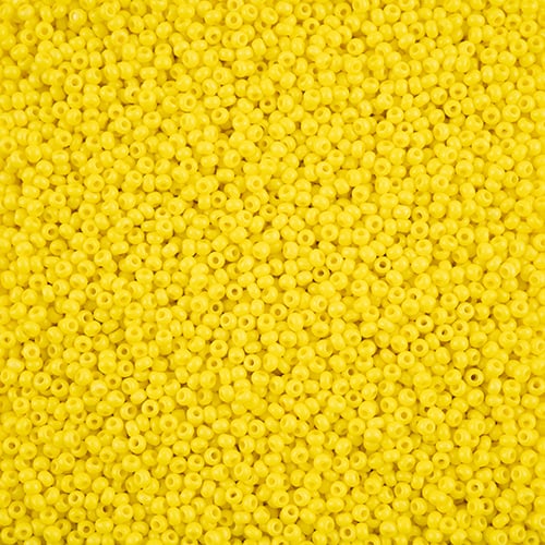 10/0 - SB01560 Jaune mat Terra Intensive chalk · Preciosa rocaille