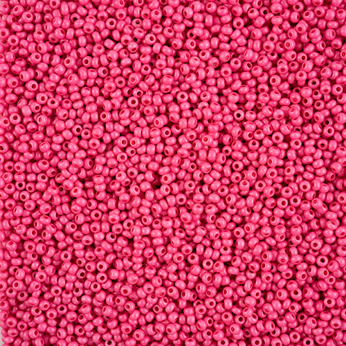 Preciosa Seedbead 10/0 - SB01562 Chalk Terra Intensive Rose Matt