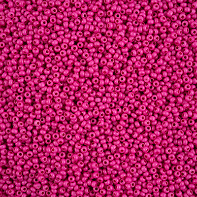 Preciosa Seedbead 10/0 - SB01563 Chalk Terra Intensive Pink Matt