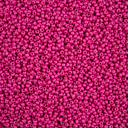 Preciosa Seedbead 10/0 - SB01563 Chalk Terra Intensive Pink Matt