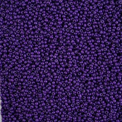 Preciosa Seedbead 10/0 - SB01565 Chalk Terra Intensive Purple Matt