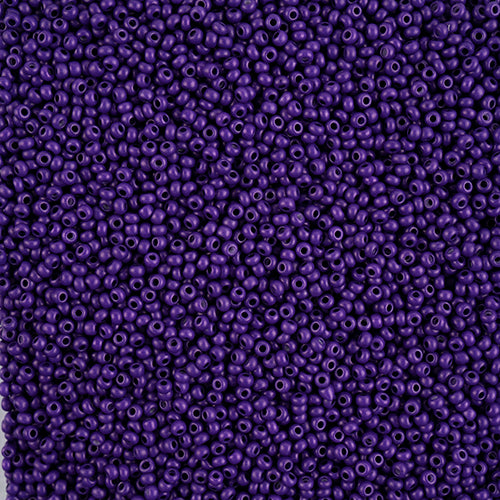 Preciosa Seedbead 10/0 - SB01565 Chalk Terra Intensive Purple Matt