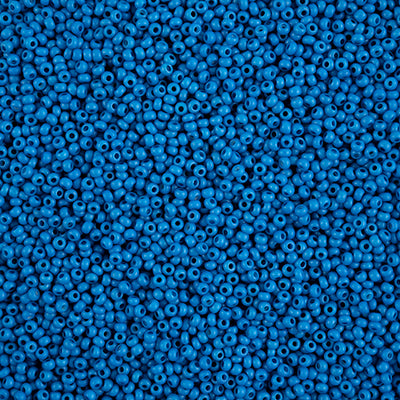 Preciosa Seedbead 10/0 - SB01566 Chalk Terra Intensive Blue Matt