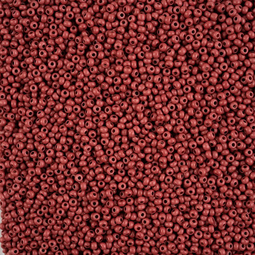 Preciosa Seedbead 10/0 - SB01568 Chalk Terra Intensive Brown Matt