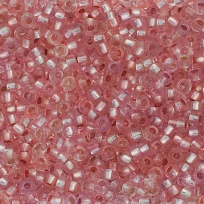 Preciosa Seedbead 10/0 - SB02004 Silverlined Pink Mix 3 Pink Shade