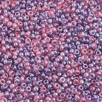 Preciosa Seedbead 10/0 - SB02012 Opaque Mix Lilac Luster