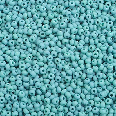 Preciosa Seedbead 10/0 - SB02301 Opaque Turquoise Matt