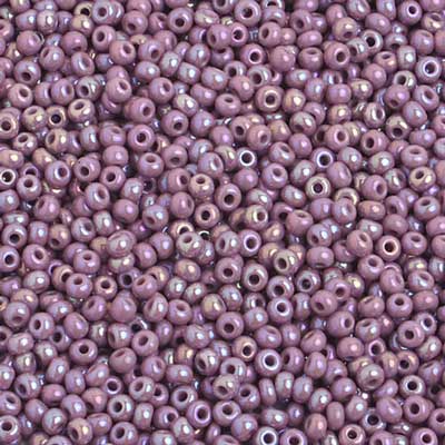 Preciosa Seedbead 10/0 - SB02310 Opaque OP. Mauve AB