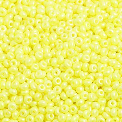 Preciosa Seedbead 10/0 - SB02330 Opaque Shiny Yellow