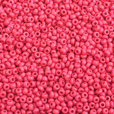 Preciosa Seedbead 10/0 - SB02331 Opaque Red Matt