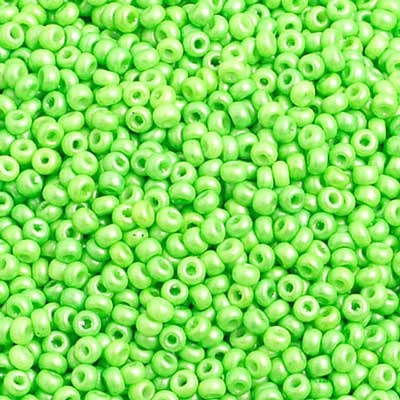 Preciosa Seedbead 10/0 - SB02333 Opaque Shiny Green