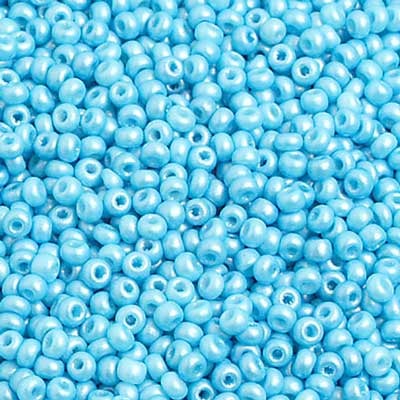 Preciosa Seedbead 10/0 - SB02334 Opaque Shiny Turquoise