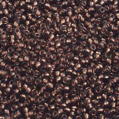 Preciosa Seedbead 10/0 - SB02351 Black Diamond/Copperline