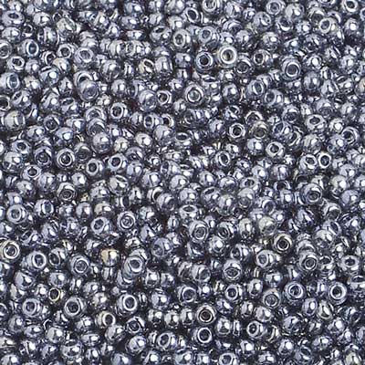 Preciosa Seedbead 10/0 - SB02352 Transparent Black Diamond Luster